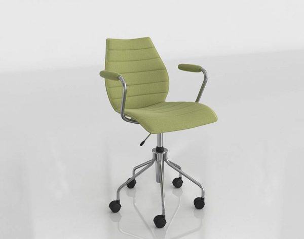3D Desk Chair Benlliure&Baixauli Maui Soft Kartell