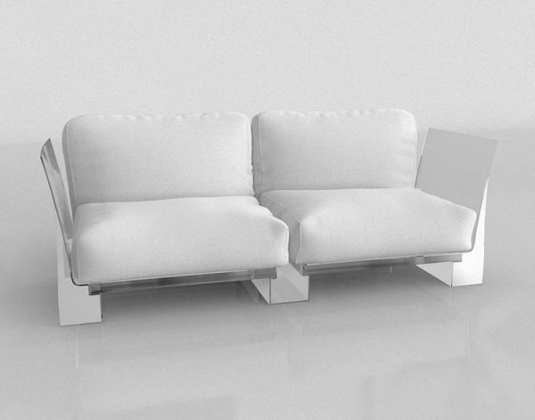 3D Sofa Benlliure&Baixauli Pop Kartell