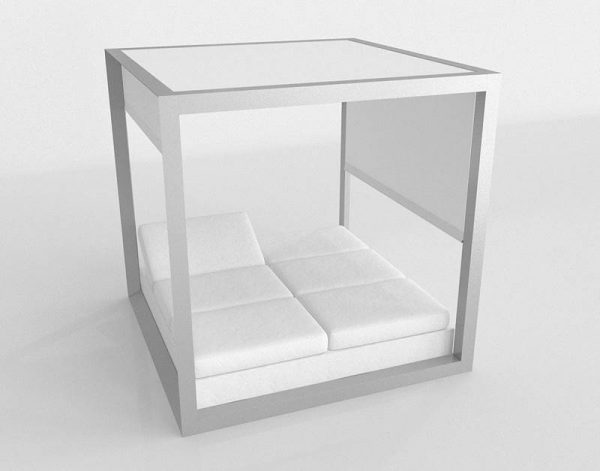 3D Outdoor Bed Benlliure&Baixauli Vela Vondom