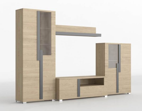 Mueble 3D Salón Kiona Modular Link