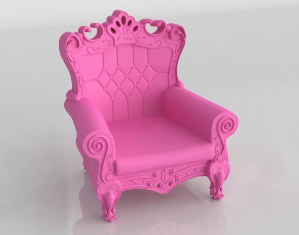 3D Armchair Benlliure&Baixauli Queen of Love