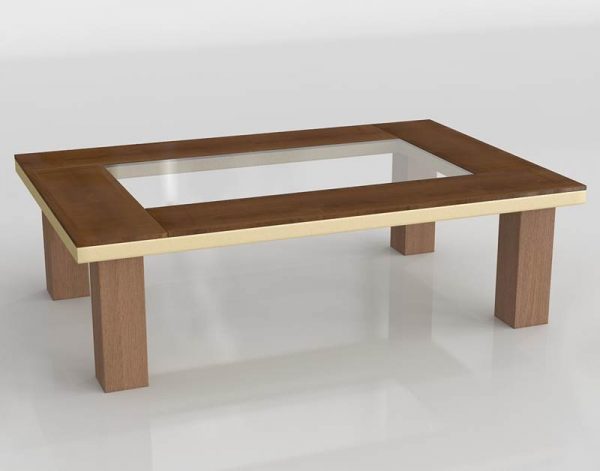 3D Coffee Table Valentí Chipre Natural