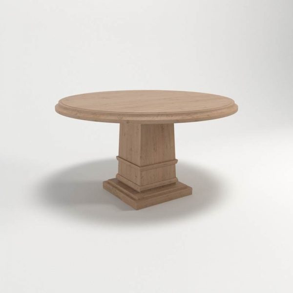 Hudson Round Dining Table 3D Model