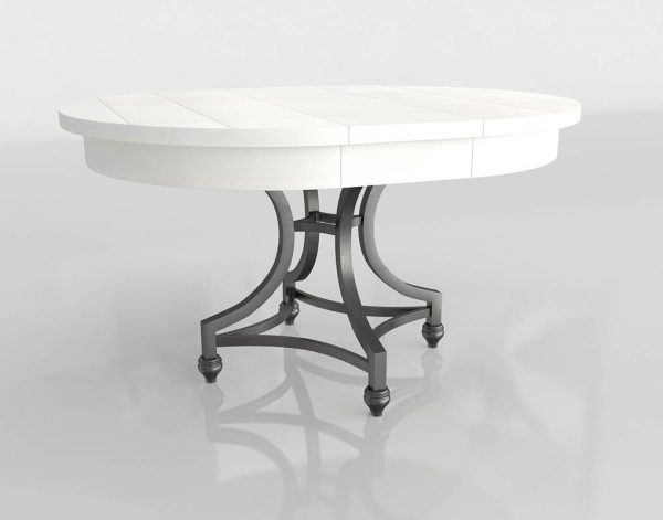 Manor Saguenay Dining Table 3D Model