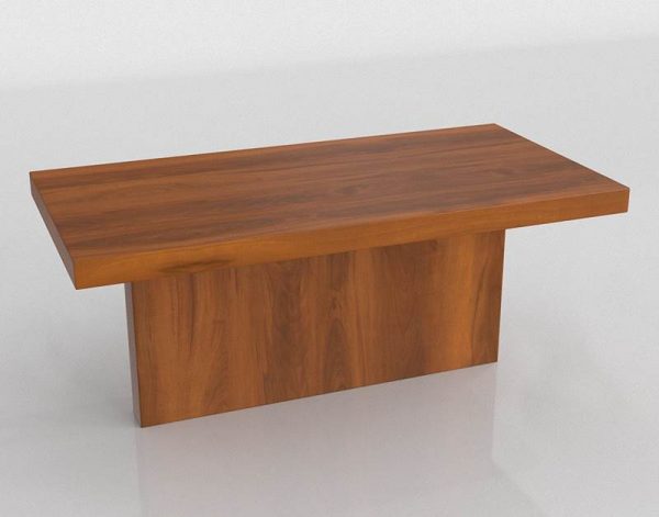 T Style Dining Table 3D Model