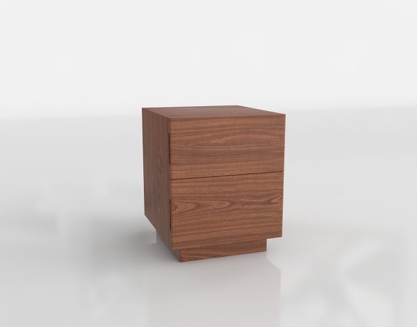 Boom End Table with Storage 3D Model