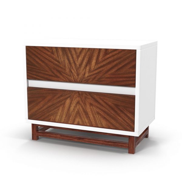 Ray Marquetry Nightstand 3D Model