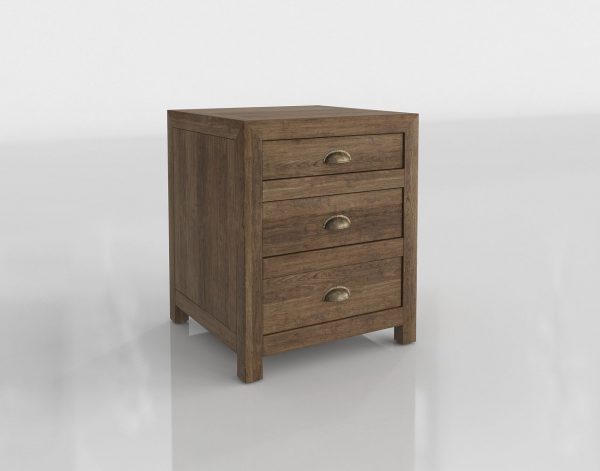 Printmakers Side Table 3D Model