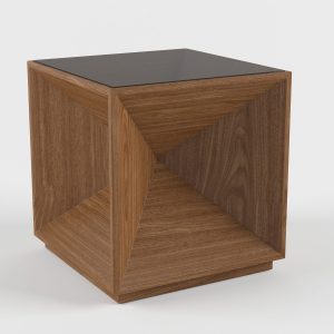 Buxton Cube End Table 3D Model