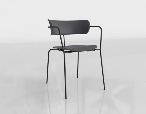 Flavio Dining Chair 3D Model