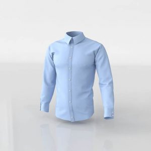 Shirt Blue 3D Model
