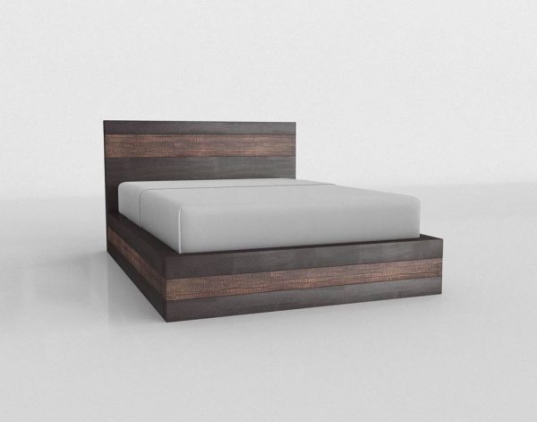 Java King Size Bed 3D Model
