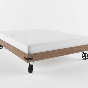 Indus Bed with Wheels 3D Model