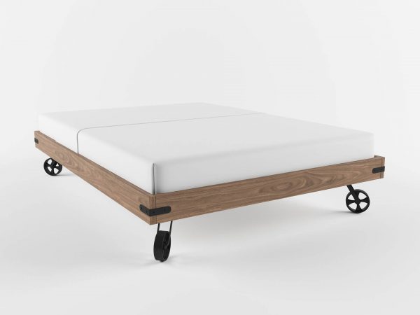 Indus Bed with Wheels 3D Model