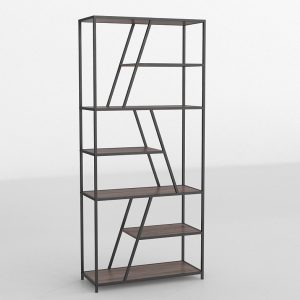 Modern Asymmetrical Shelf 3D Model