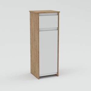 Wooden Auxiliary Bath Cabinet 3D Model