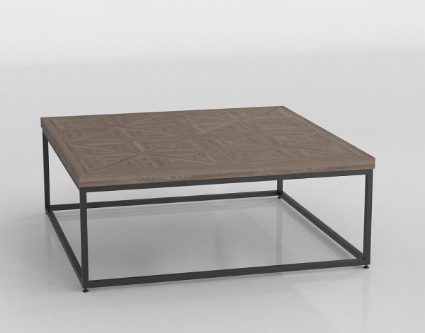 Square Irune Coffee Table 3D Model