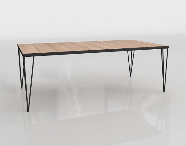 Scandi Coffe Table 3D Model