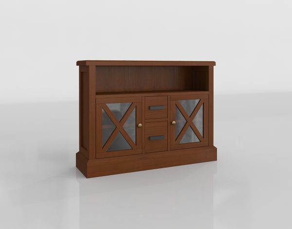 Royal Bookcase 3D Model