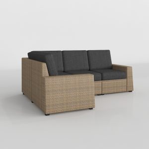 Solleron Outdoor Sofa 3D Model