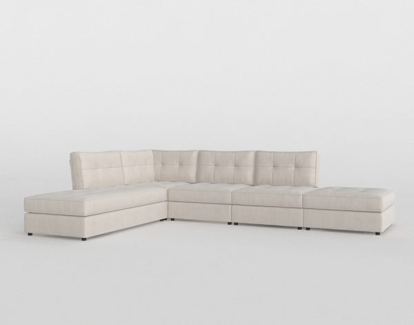 Fez Corner Sofa 3D Model