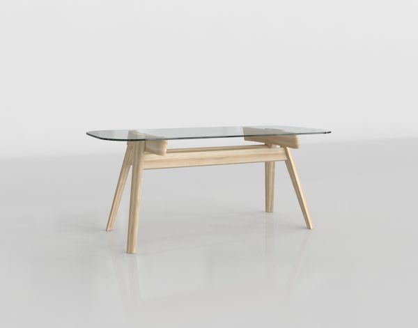 Must 02 Glass Table 3D Model