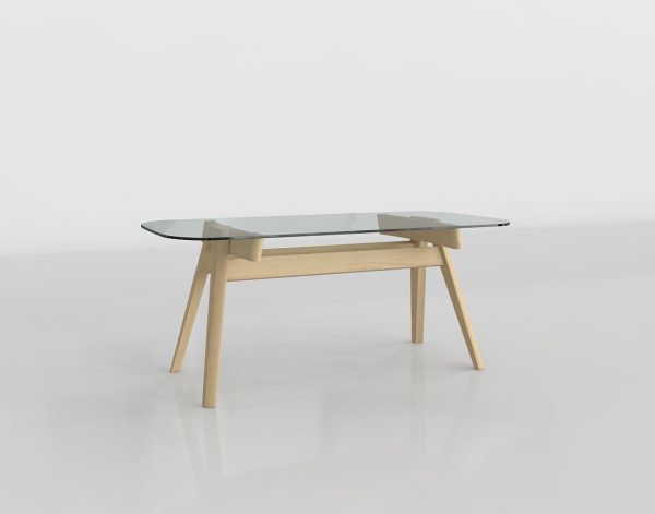 Must 03 Glass Table 3D Model