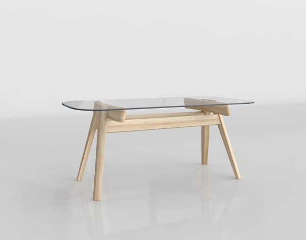 Must 04 Glass Table 3D Model