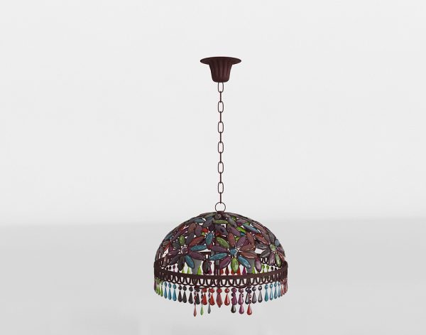 Multicolor Vintage Ceiling Lamp 3D Model