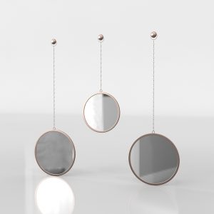 Dima Round Mirrors 3D Model