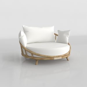 Nata Outdoor Armchair 3D Model