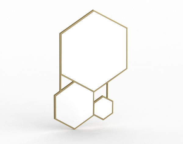 Diseño 3D Online Espejo Hexa