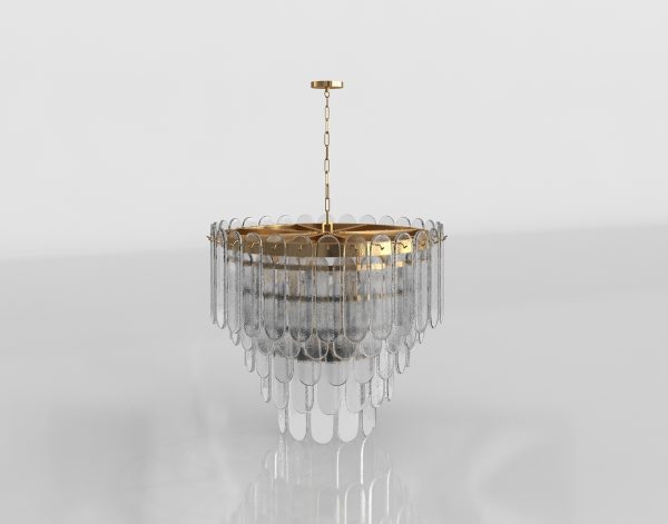 Modelo 3D Lámpara de Araña Riveria