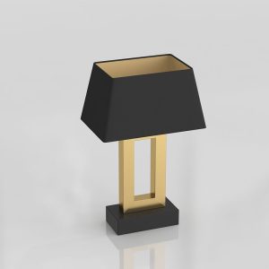 Diseño 3D Lámpara de Mesa Arlington Dorada