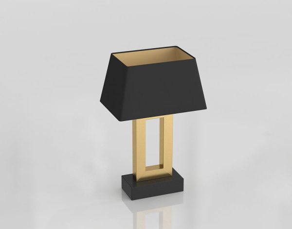 Gold Arlington Table Lamp 3D Design
