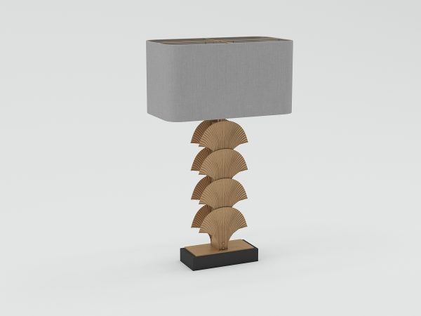 Modelado 3D Lámpara de Mesa Iris
