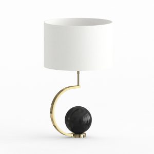 Modelo 3D Online Lámpara de Sobremesa Luigi Dorada