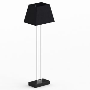 Arlington Silver Floor Lamp 3D Model for Download