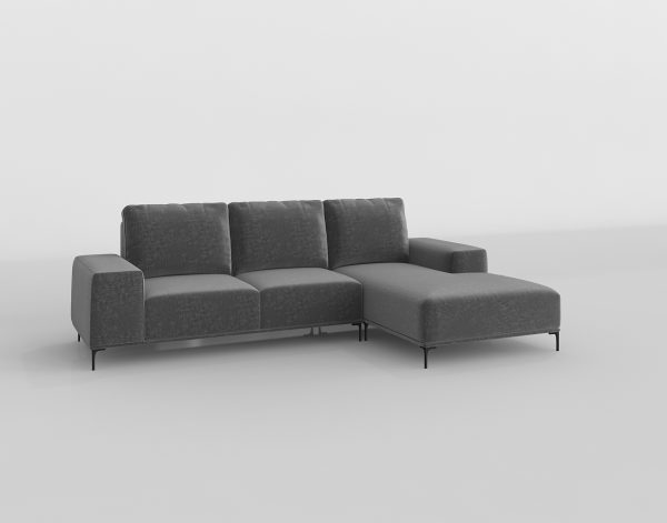 Clark Chaise Longue Sofa 3D Model
