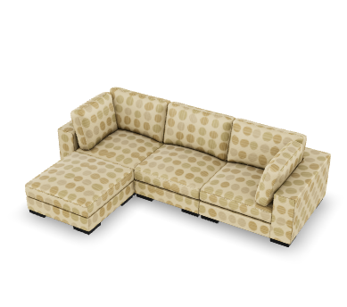 modelo 3d sofá chaiselong